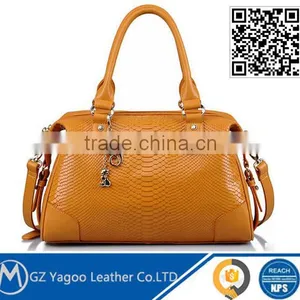 2016 Black Python Leather Women Bags thumbnail-2