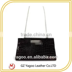 Fasion Croco Leather Purse Mighty Women Metal Chain Sexy Purse Bags thumbnail-1