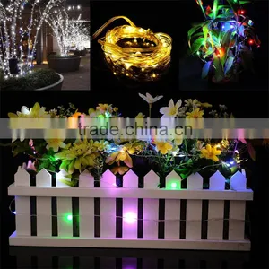 4M 13FT 40led 3 AA Battery Powered Decoration LED Copper Wire Fairy String Lights Lamps for Christmas Holiday Wedding Party thumbnail-6
