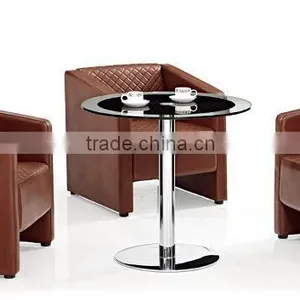 Tempered Glass Coffee Table,,round Coffee Table,dining Table BC080 thumbnail-1