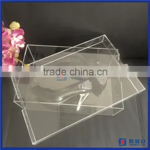 2016 Hot SAle!! Fashion Custom Clear Shoe Boxes Acrylic Sneaker Box thumbnail-4