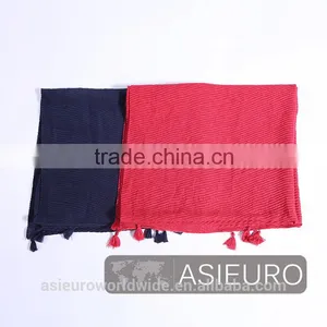 Woven Arylic Autumn Shawl For Women With Tassel, Multi Color, BSCI and SEDEX thumbnail-2