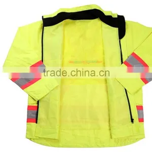 Warning Reflective Safety Vest Waterproof Fabric China Wholesale Clothing thumbnail-1