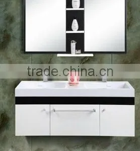 Double Under Counter Basin Cabinet(Wooden Bathroom Cabinet,Bathroom Furniture) thumbnail-1