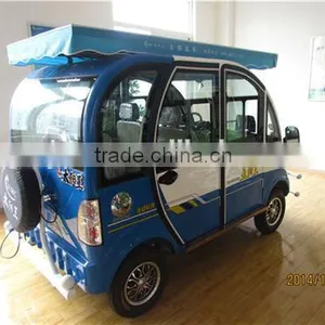 Top Sell 4 Seaters Solar Electric Car& Motorcycle, Scooter Electric &bike With Solar Panel(60V 1200W) thumbnail-5