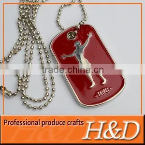 High Quality Gold Dog Tag With Customer's Logo thumbnail-2