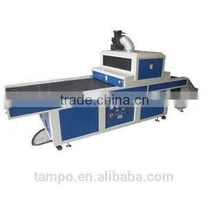 UV Varnish Drying Machine UV Drying Tunnel With Long Conveyor LC-TM-800UVF thumbnail-1