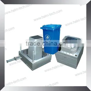Plastic Injection Outdoor Waste Bin Mould -1180(3) thumbnail-1