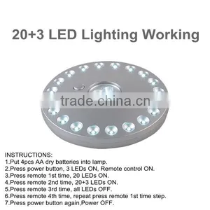 23 Leds Remote Control Tent Light Led Camping Light thumbnail-4