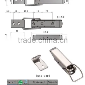 Stainless Steel (sus304)panel Toggle Latch SK3-032 thumbnail-3