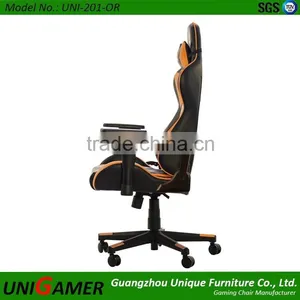 Sythetic Leather Swivel Sports Chair /Gaming Racing Staff Chair thumbnail-5