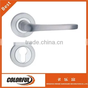 Satin Solid Stainless Steel Indoor Lock thumbnail-1