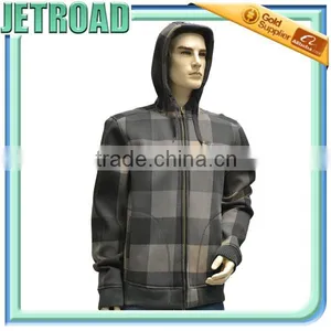 Men's Bonded Foam Back Fabric- Hooded Soft Jacket thumbnail-1