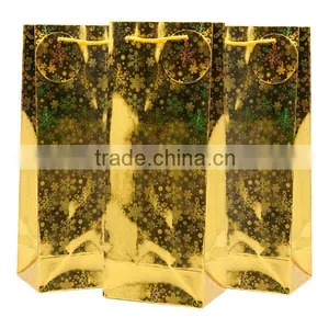 GOLD Holographic Snowflake BOTTLE Bags thumbnail-1