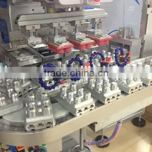 Four Color Vertical Pad Printing Machine for Plastic Lid With China Manufacturer thumbnail-2