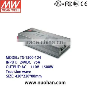Meanwell 1500W True Sine Wave DC-AC Power Inverter 24v Inverter/dc to ac Inverter Design Circuit thumbnail-1