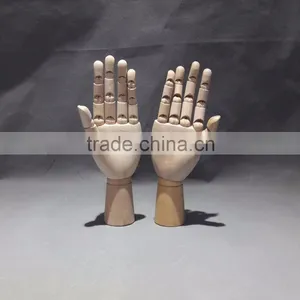 8" Kids Wooden Hand Mannequin Hand Drawing Hand Display Hand thumbnail-1