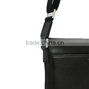 Newest Shoulder Bag Black Genuine Leather Bag Briefcase for Men thumbnail-5