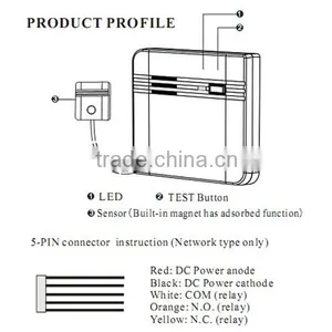 Stand Alone Red LED and Buzzer Sound Water Leakage Detector Price thumbnail-2