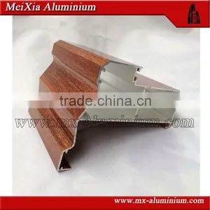Wood Grain Bronze Hexagonal Aluminum Extrusion thumbnail-1