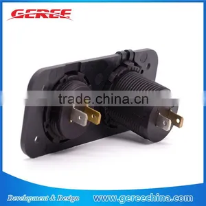 2.0A/1.0A Dual USB Port Car Charger Socket Outlet 12V LED Digital USB Voltmeter Waterproof Design thumbnail-5