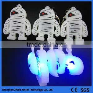 Fashion Wholesale Price Silicone 3d Rubber Keychain thumbnail-6