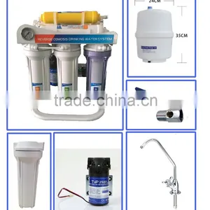 Household Undersink 75G RO Water Filter System / Reverse Osmosis Water Filter With Stand and Gauge Supplier's Choice thumbnail-1