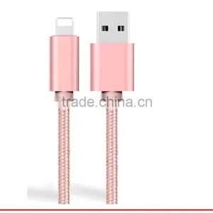 Nylon Braided High Speed Usb Data Cable for Iphone 8Pin Usb Cable thumbnail-1