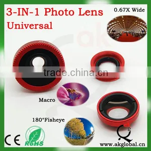HOT Universal Digital Camera Wide Angle Lens Macro Lens for Nikon Canon thumbnail-1