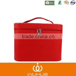 Cosmetic Bottle Red Hard Makeup Case thumbnail-1