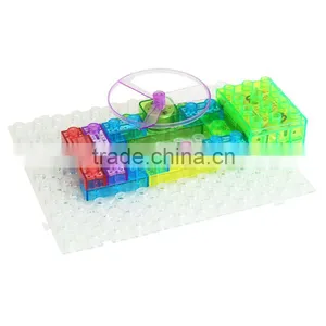 44PCS 120 Projects Kids Plastic Electronic Building Blocks thumbnail-3