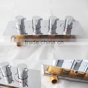 4 Fouction Shower Diverter Valve Brass Chrome Shower Valve thumbnail-1
