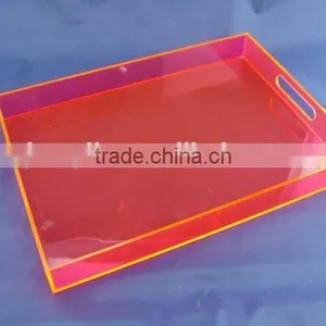 Red Acrylic Tray thumbnail-1