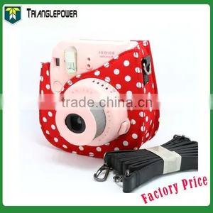 Red Dot Pattern Camera Bag for Fuji Mini 8 thumbnail-1