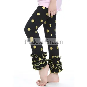 Kaiya Girls Light Pink Leggings Cotton Tight Leggings Children Christmas Leggings thumbnail-4