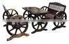 Wooden Garden Table and Bench thumbnail-1