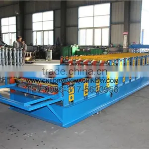 FX Double Layer Corrugated Sheet and Trapezoid Sheet Roll Forming Machine thumbnail-3