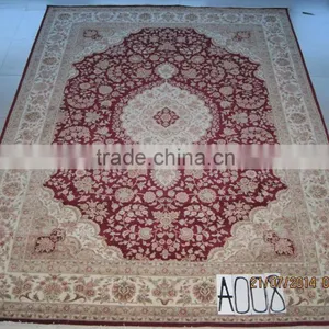Wool Carpet Handmade Wool Carpet Tibetan Design Wool Carpet Chinese Peking Wool Carpet thumbnail-4