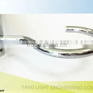 Taiwan Manufacturer Excellence Made Alloy Steel 4130 Stamping Bending Chrome Plated J Shape Clothe Hanger thumbnail-3