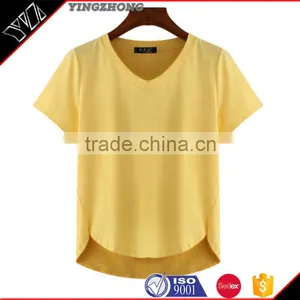 Chian Supplier Wholesale Apparel Summer Fashion Sport Clothes Lady Shirt thumbnail-5