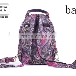 Brand New Design Chinese Folk Style Canvas Backpack & Chest Bag thumbnail-3
