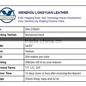 Nonwoven Automotive Fabric PU Sofa Material PU Leather for Sofa thumbnail-5