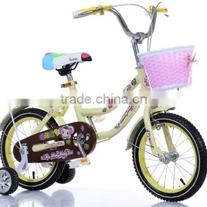 14-Inch Bicycle Children Learn Bicycle Child Princess Baby Bike Steel Bike For Ages 3-6 Years Old Beige Toys Children thumbnail-1