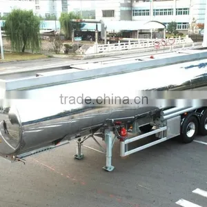 Saso 36000liters Aluminum Oil Tank Trailer DOT Aluminum Tri-axle Fuel Tanker Truck Trailerr Asme ALUMINUM Oil TANK TRAILER thumbnail-2