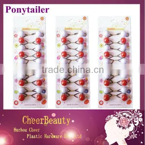 Ponytail Rubber Bands PT029/wholesale Rubber Bands/covered Elastic Hair Bands thumbnail-1