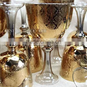 One Set Pure Gold Design Quartz Crystal Singing Grail Bowl With Carved thumbnail-1