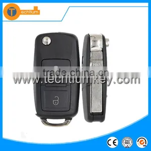 1J0 959 753 CT 433MHZ Frequency With ID48 Chip Flip Remote Control Car Key for VW New Beetle Bora Golf Passat b5 b6 thumbnail-1