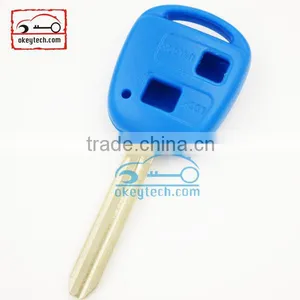 High Quatity Toyota Remote Key Shell Blue Cover Car Key2 Button Toyota Romote Key Shell Case thumbnail-2
