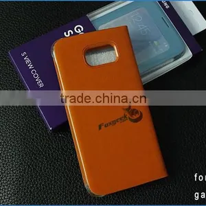 2015 Hot Sale Cell Phone Case for S6 Case. Leather Flip Case for Samsung Galaxy S6 thumbnail-3