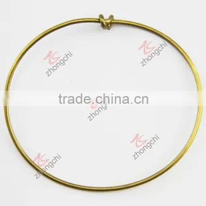 Alloy Metal Adjustable Custom Logo Charms Bracelet thumbnail-6